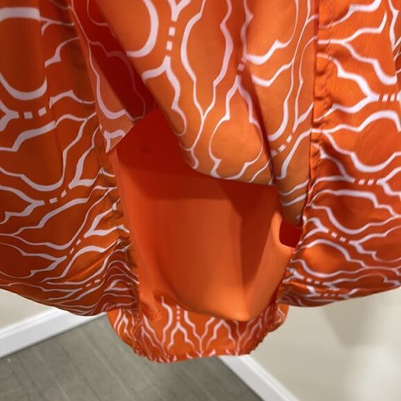 NWOT Fab’rik Orange fringe dress. Size L large 12/14 - Picture 4 of 7